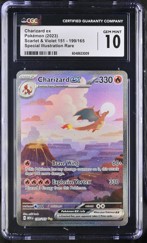 CGC 10 Scarlet & Violet 151 Charizard ex #199
